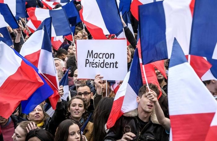 macron presiddente francia