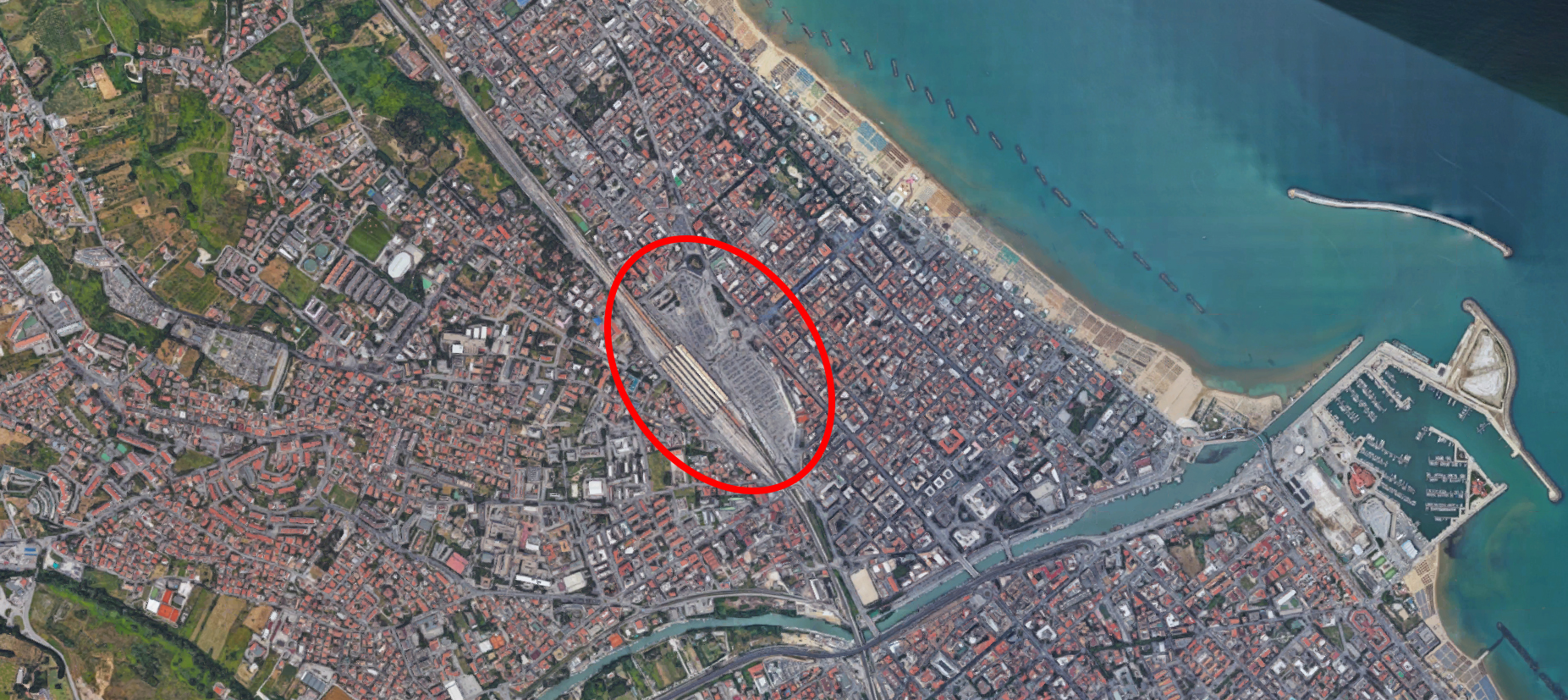 area risulta ex ferrovia pescara