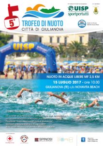 locandina Trofeo di nuoto Città di Giulianova