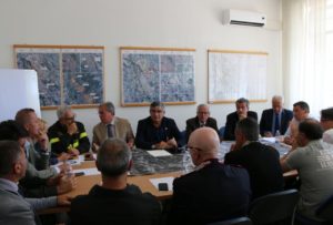 incendio monte morrone vertice a Sulmona