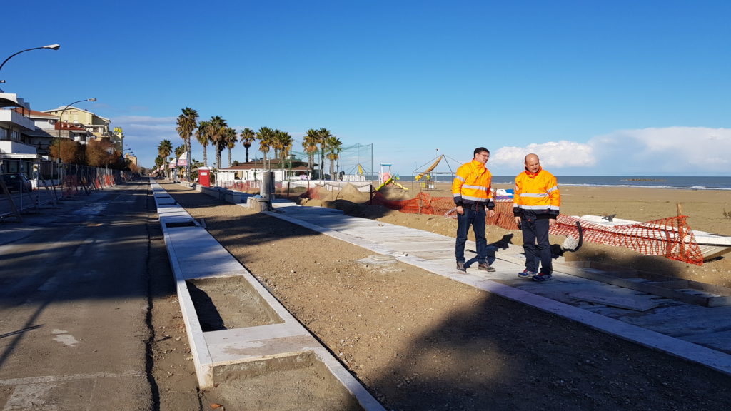 Pista ciclopedonale Roseto, al via i lavori di asfaltatura