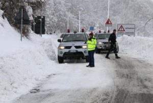 Meteo, deboli nevicate ma temperature in aumento