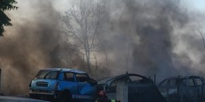 A fuoco l'autodemolizione Lu Biond a Sant'Egidio, emessa ordinanza