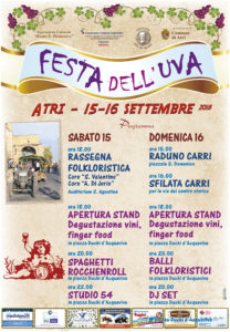 Torna ad Atri la tradizionale “Festa dell’Uva” con sfilata di carri allegorici