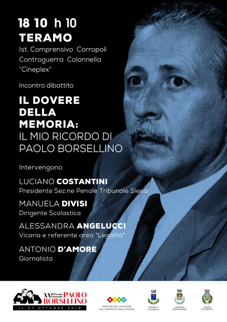 Legalità, l’Istituto Comprensivo Corropoli incontra il giudice Luciano Costantini