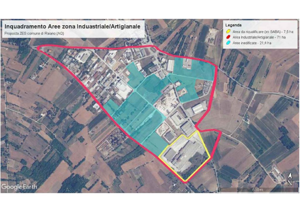 Raiano, presentata proposta di inserimento dell' area industriale nella perimetrazione della Zes