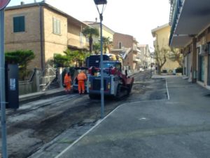 Pineto, iniziati i lavori di manutenzione delle strade comunali