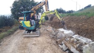 Al via i lavori anche sulle strade extraurbane del comune di Pineto