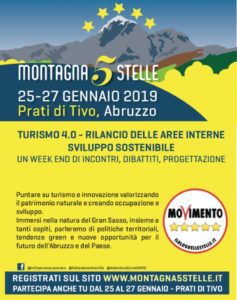 A Prati Di Tivo "Montagna a 5 Stelle":week end di incontri e dibattiti