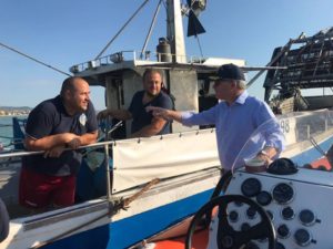 Porto Giulianova, Pepe "Dopo la mia visita in Regione si torna a parlare di pesca"