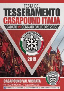 Festa tesseramento CasaPound: riparte la campagna adesioni