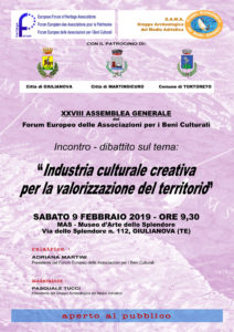 A Giulianova incntro-dibattito “Industria culturale creativa per la valorizzazione del territorio”