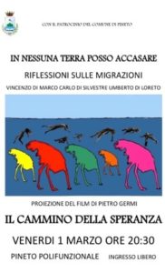 "In nessuna terra posso accasare. Riflessioni sulle migrazioni”: iniziativa a Pineto
