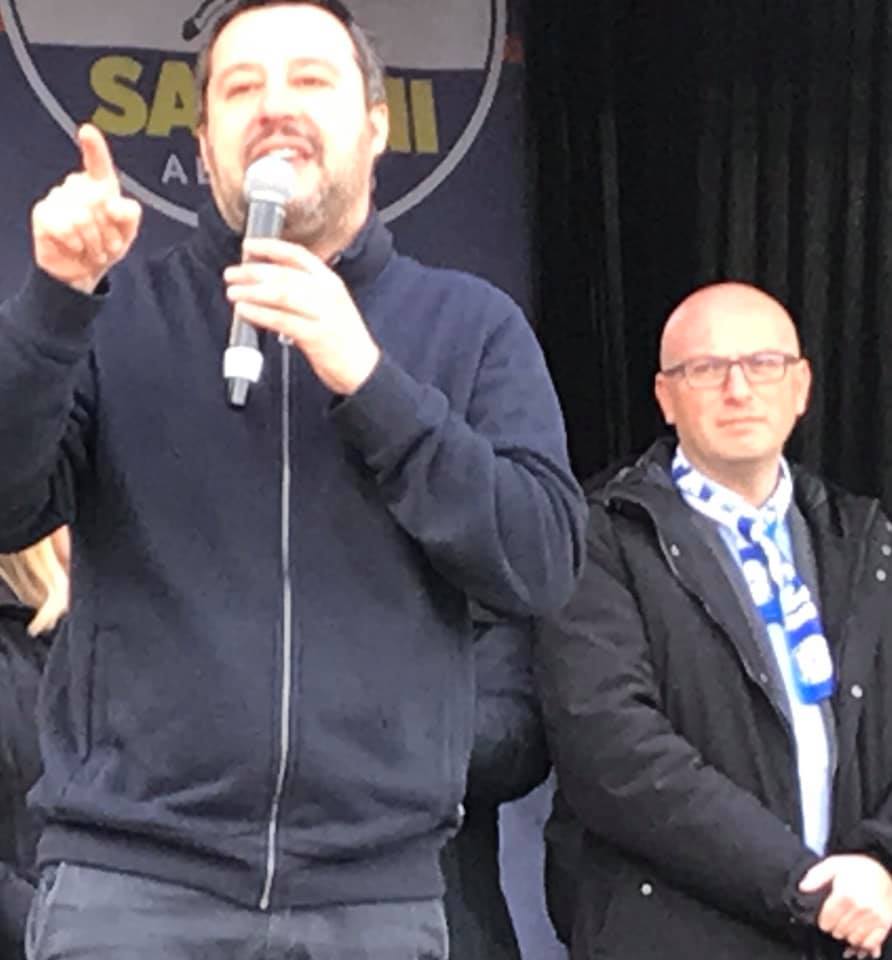 Regionali, Salvini riempe la piazza a Sant'Egidio alla Vibrata VIDEO