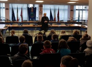 I bambini delle materne Fanny Di Blasio e De Zelis in Comune