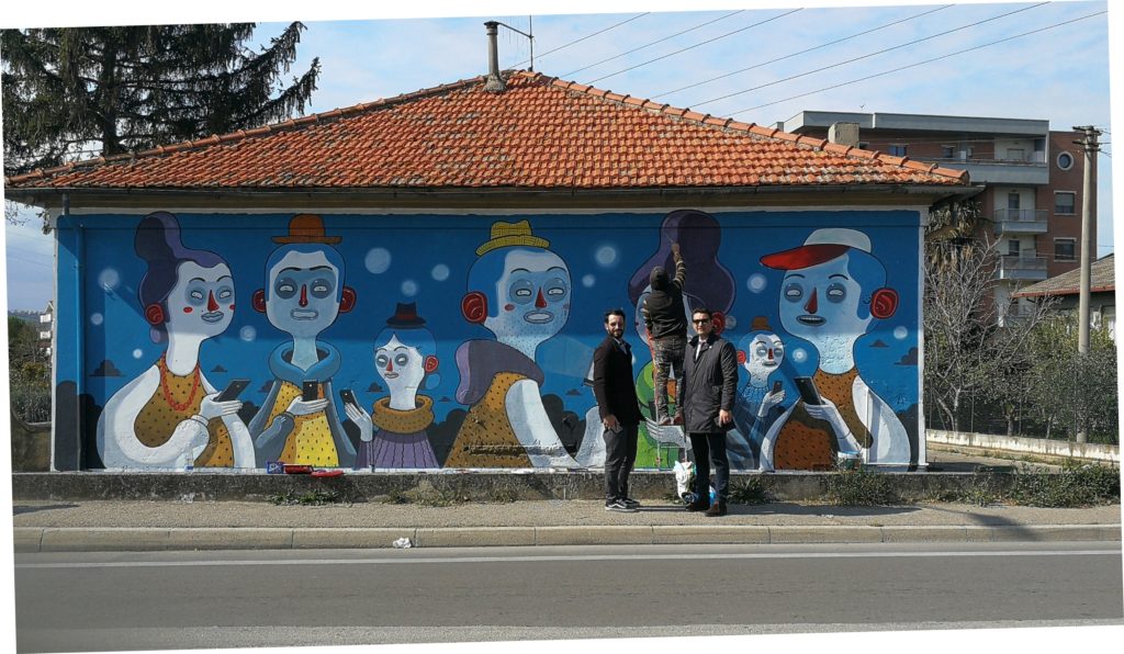 Montesilvano,completata Radical Zombie, l’opera di street art di Mr. Thoms