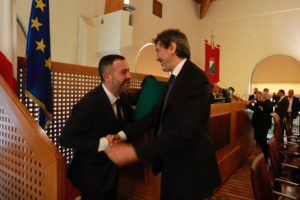 Insediamento regionale, il discorso del presidente del consiglio Sospiri