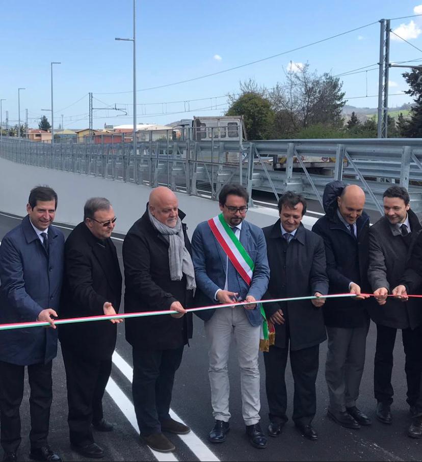 Teramo, inaugurato il sottopasso Cartecchio: viabilità più fluida