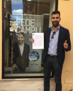 Amministrative Campli, Federico Agostinelli presenta la sua lista