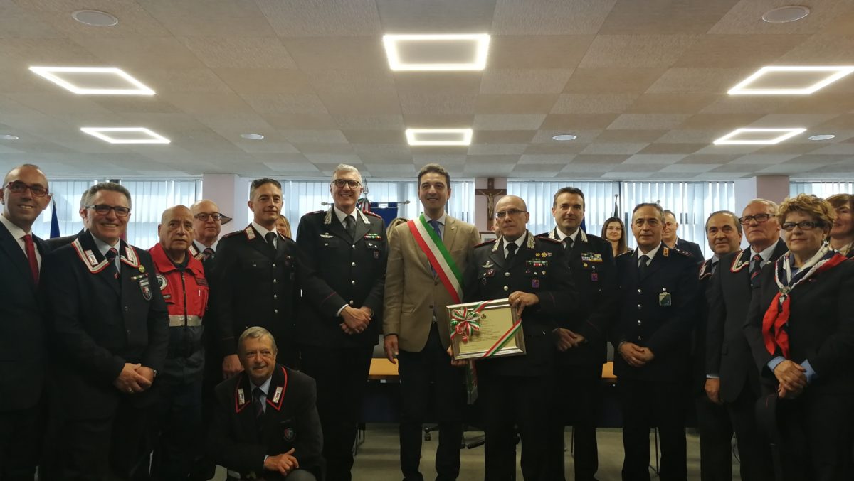 Montesilvano, l’Arma dei Carabinieri insignita della cittadinanza onoraria