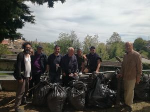 Pulizia teatro romano di Atri, successo per l’iniziativa di Italia Nostra