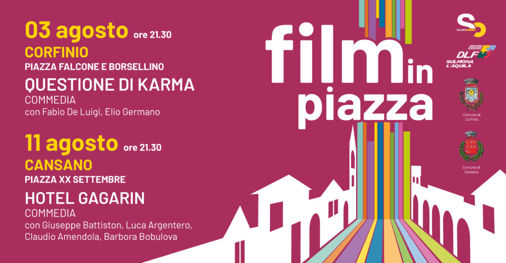 Film in piazza, mini rassegna di cinema all'aperto