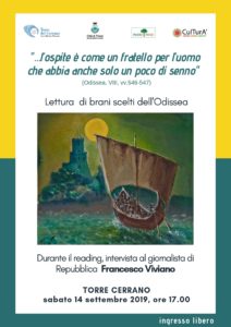 A scuola di ospitalità con Omero, la lettura dell’Odissea per capire e accogliere