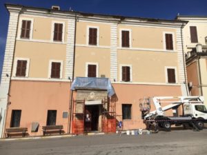 Sant'Omero, partono i lavori di messa in sicurezza dell'edificio comunale