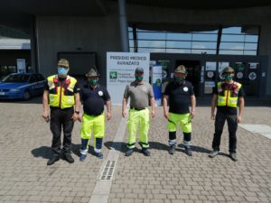 A Bergamo i volontari della Protezione Civile dell’ANA di Atri