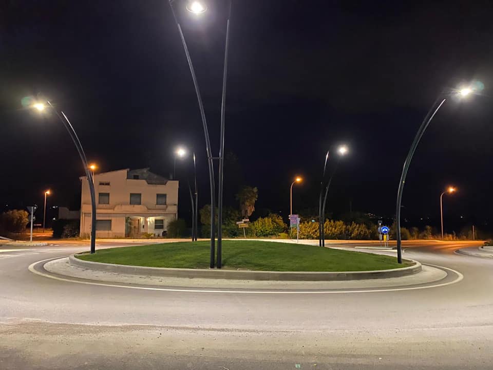 Completata la nuova rotatoria in zona bivio Sant'Omero