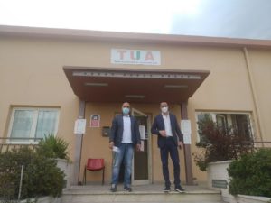 Deposito Tua Lanciano, visita ispettiva di Taglieri e Smargiassi