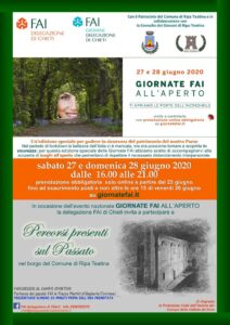 Giornate Fai all’aperto: percorsi nel borgo di Ripa Teatina