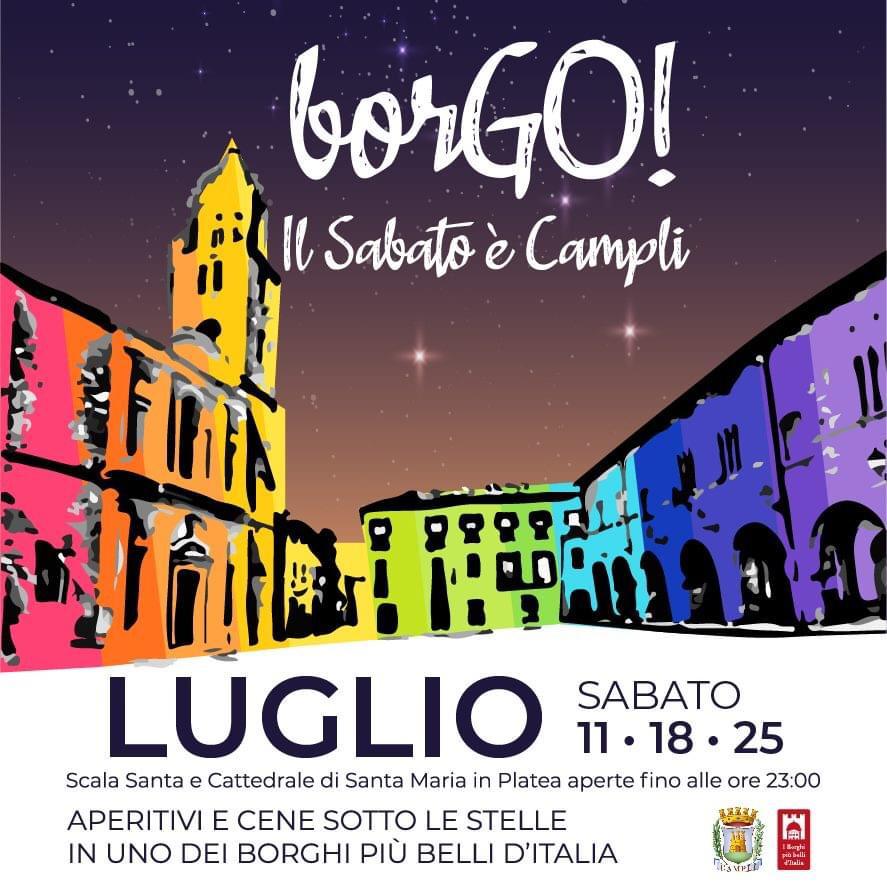 Campli, torna borGO! anche a luglio serate tra cultura e buona tavola