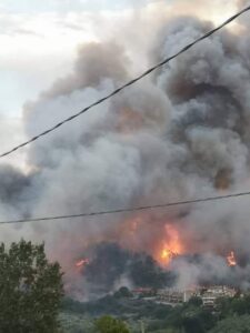 Incendio Colle Renazzo, sindaco Masci attiva il Coc