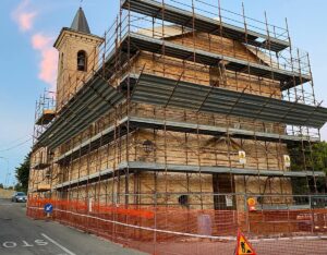 Ancarano, iniziati i lavori di restauro della Chiesa Madonna della Carità