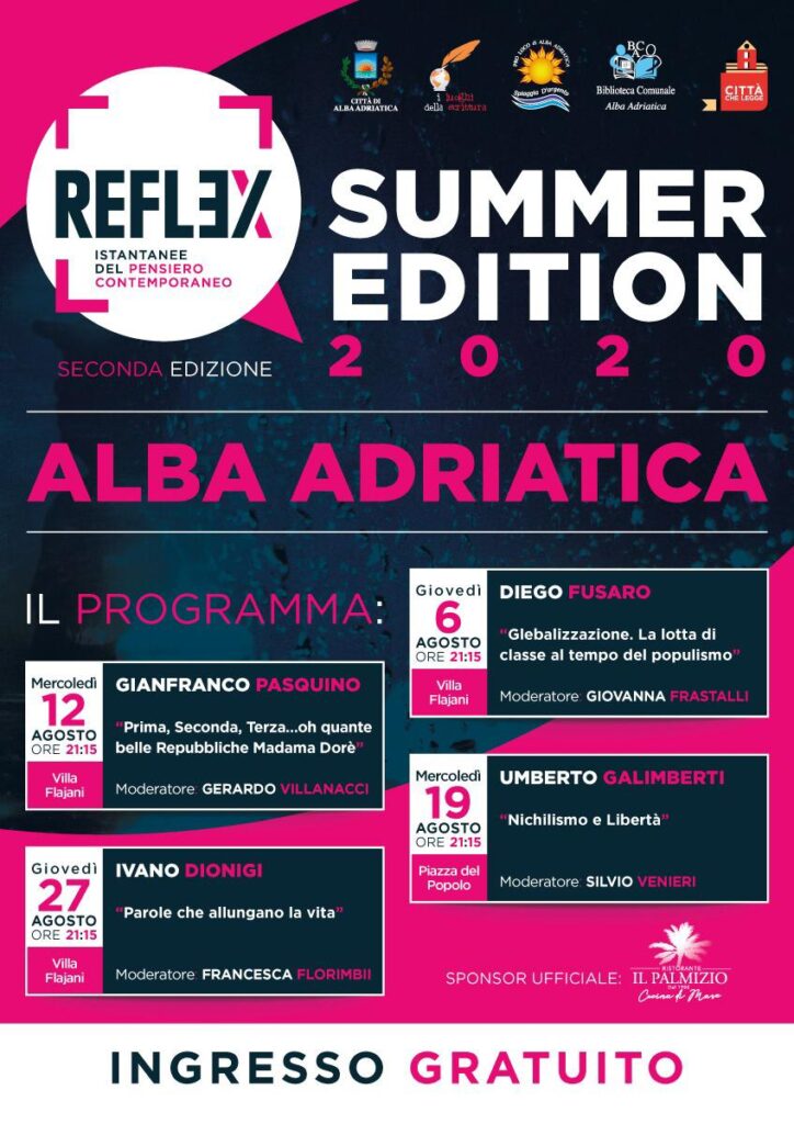 Alba Adriatica, Reflex. Istantanee del pensiero contemporaneo: 4 autori