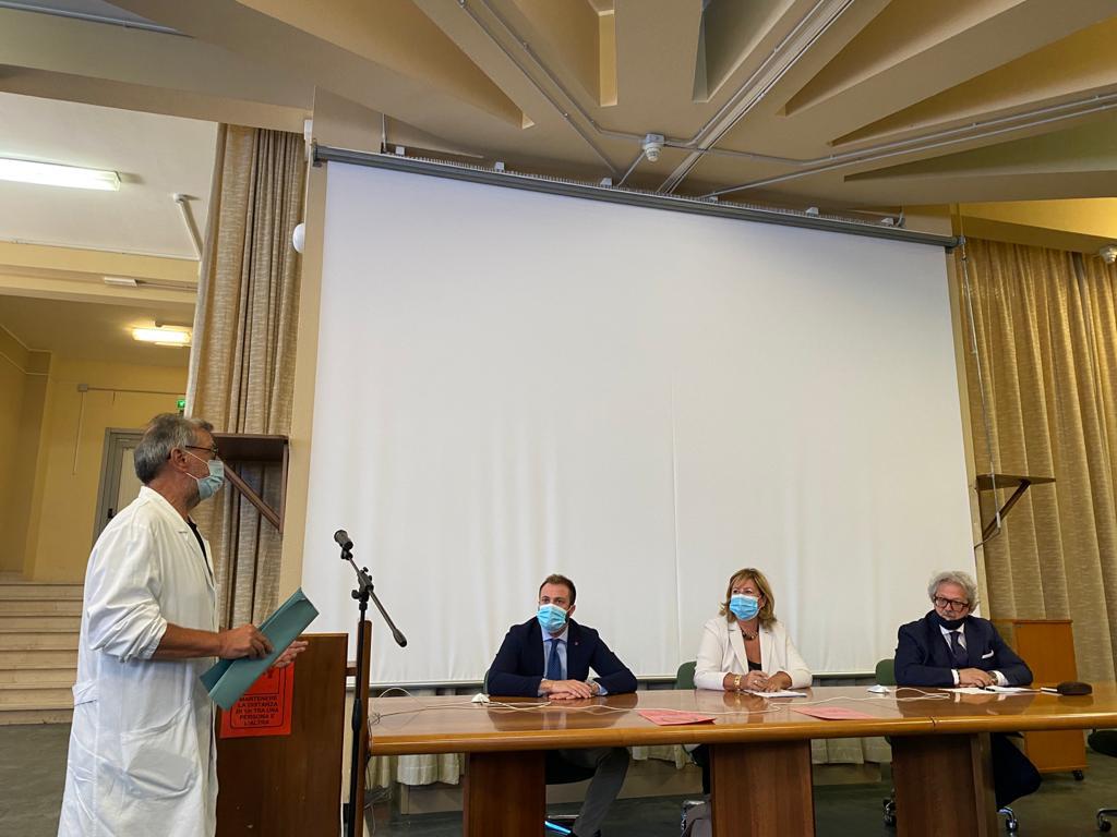 L’Assessore Regionale alla Sanità Verì in visita all’Ospedale di Giulianova