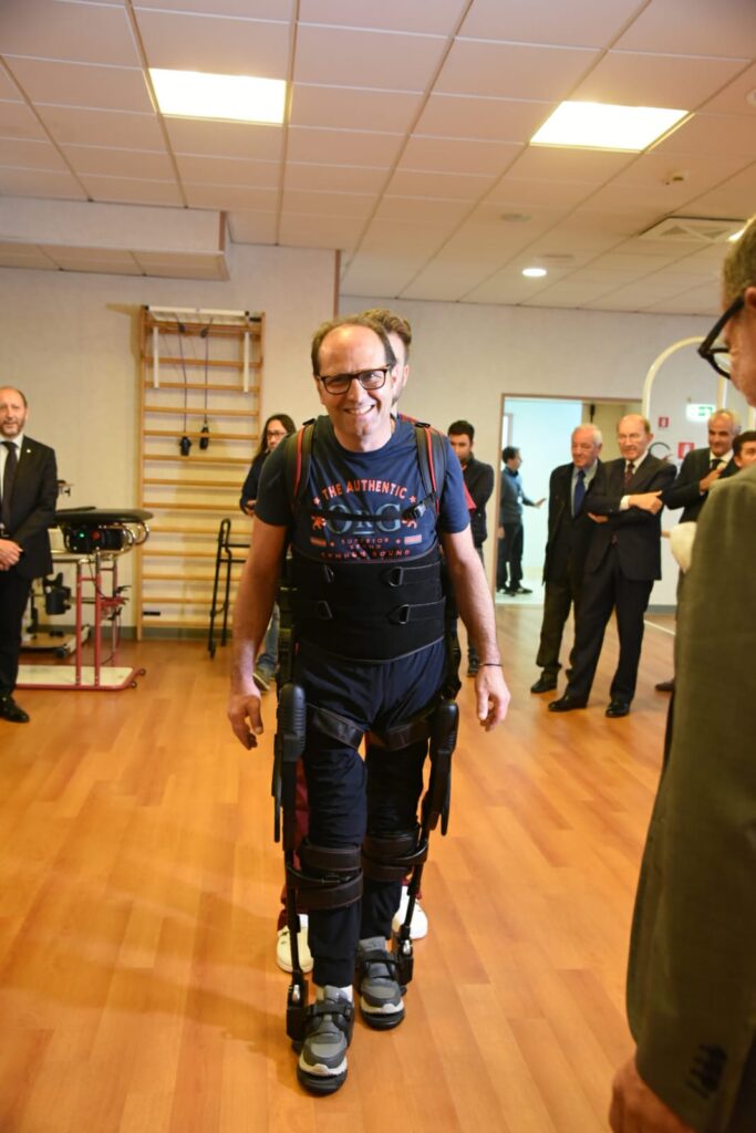 Dalla riabilitazione robotica una grande speranza di normalità per un paziente del San Raffaele Sulmona