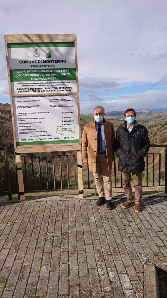 Villa Bozza Montefino, al via i lavori di consolidamento dissesto idrogeologico