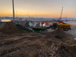 Iniziati i lavori di svuotamento della vasca di colmata