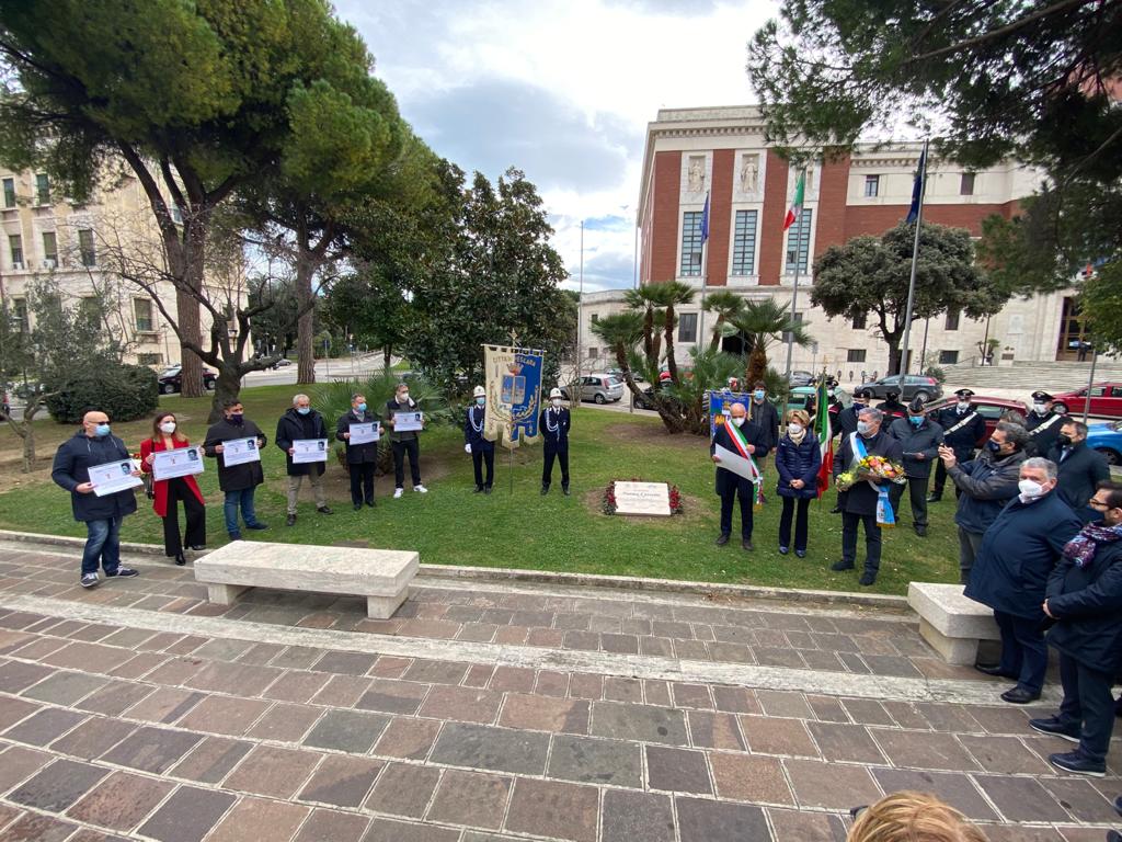 Celebrazioni a Pescara per il Giorno del Ricordo dei martiri delle foibe
