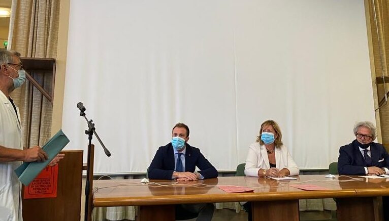 Giulianova, manutenzione e potenziamento ospedale. Visita dell'assessore Verì