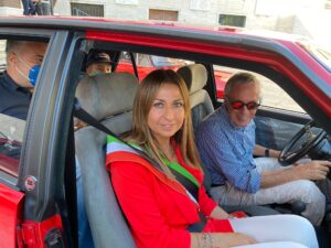 Cesare Fiorio torna alla guida di una Lancia Delta per ricordare la storica vittoria del 1961