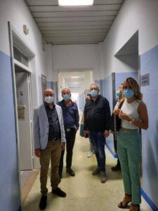 Ospedale Penne, Pettinari in visita ispettiva al reparto di Afo Chirurgia