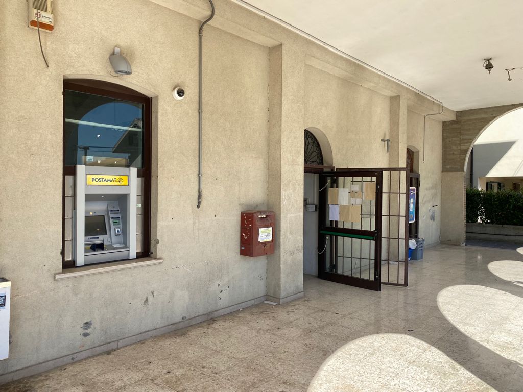 Lavori in corso all’ufficio postale di Fontanelle di Atri