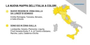 Covid, da lunedì l'Abruzzo torna in zona gialla. Ecco cosa cambia