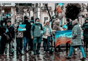 No guerra, a Roseto un flash mob per la pace in Ucraina