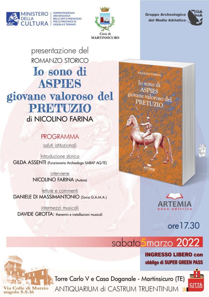 “Io sono di Aspies giovane valoroso del PRETUZIO”, il nuovo libro di Nicolino Farina