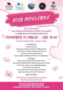 A Martinsicuro l'evento Rosa Indelebile per la giornata dei diritti della donna
