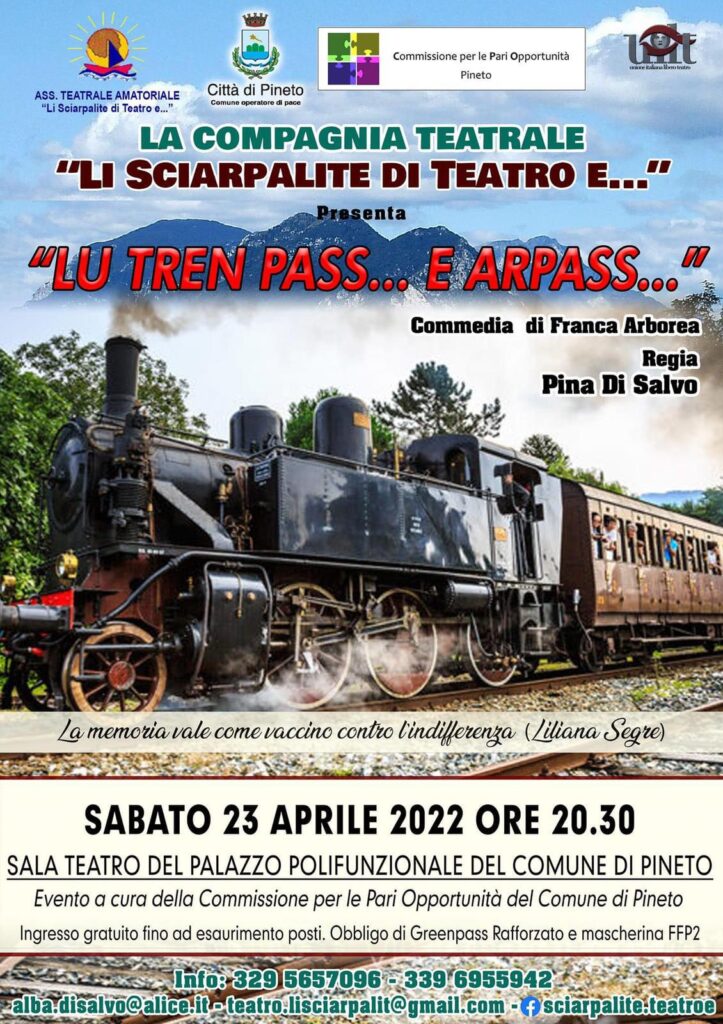 Festa della Liberazione, in scena a Pineto uno spettacolo teatrale